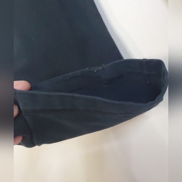 Lululemon Flareleg Pants Drawstring Waist Side Panel Long Legs Big Hip Logo - Picture 13 of 16